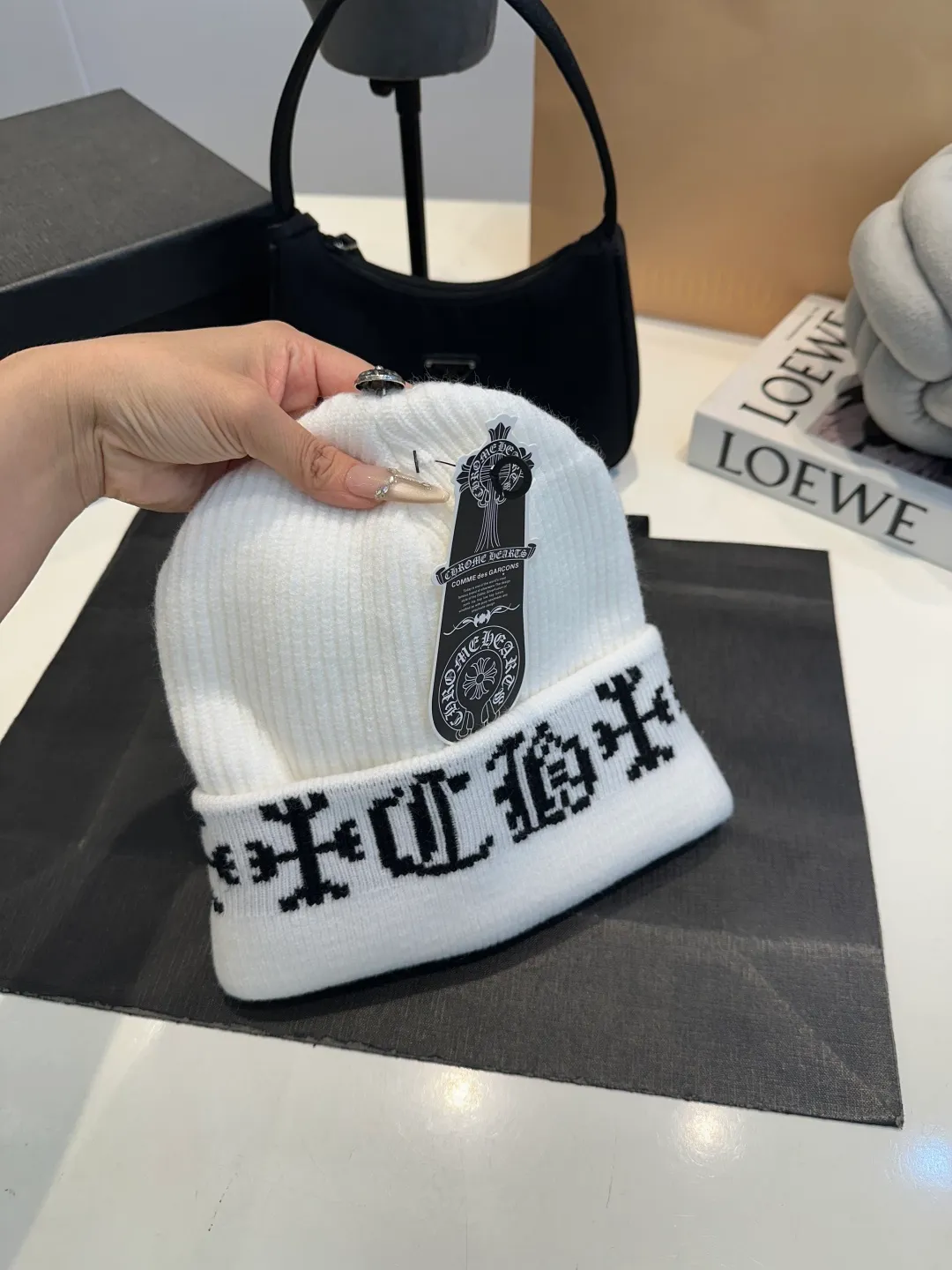 P46 Kroxin's 2025 autumn and winter new style iron-label woolen hat, super popular💖top-notch texture, great for going out on the street!
